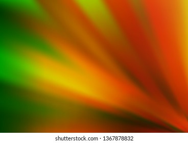 Light Green, Red vector modern elegant background. Modern geometrical abstract illustration with gradient. The best blurred design for your business.