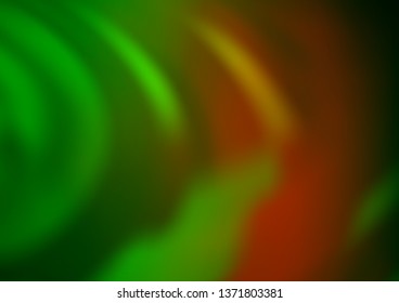 Light Green, Red vector modern elegant template. Colorful illustration in abstract style with gradient. A completely new template for your design.
