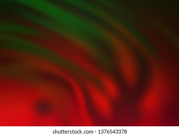 Light Green, Red vector modern elegant background. Colorful abstract illustration with gradient. The best blurred design for your business.
