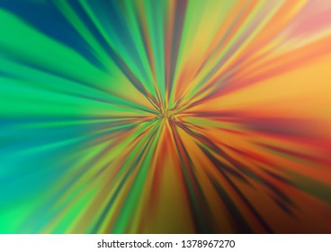 Light Green, Red vector modern bokeh pattern. An elegant bright illustration with gradient. Brand new design for your business.