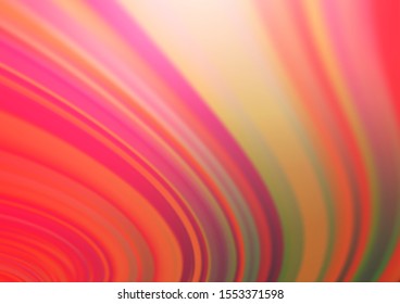Light Green, Red vector modern bokeh pattern. A vague abstract illustration with gradient. The elegant pattern for brand book.