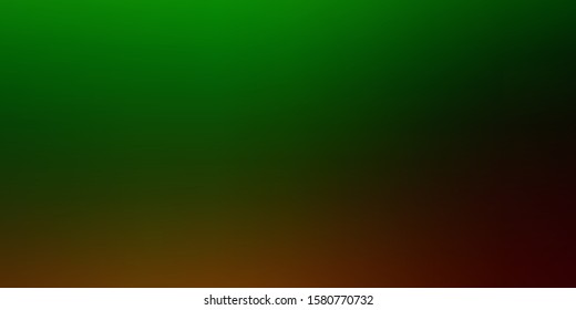 Light Green, Red vector modern blurred backdrop. Brand new colorful illustration in blur style. Sample for your web designers.