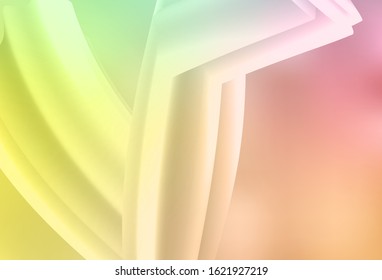 Light Green, Red vector modern elegant backdrop. Colorful illustration in abstract style with gradient. Completely new design for your business.