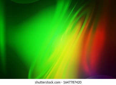 Light Green, Red vector modern elegant layout. Shining colored illustration in smart style. The best blurred design for your business.