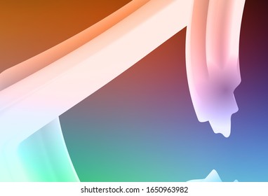 Light Green, Red vector modern elegant backdrop. An elegant bright illustration with gradient. Elegant background for a brand book.