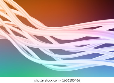 El verde claro, el rojo vector moderno y elegante fondo. Nueva ilustración de color en estilo borroso con degradado. Fondo para los diseños.