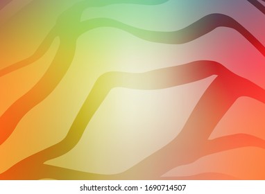 Light Green, Red vector modern elegant backdrop. An elegant bright illustration with gradient. The best blurred design for your business.