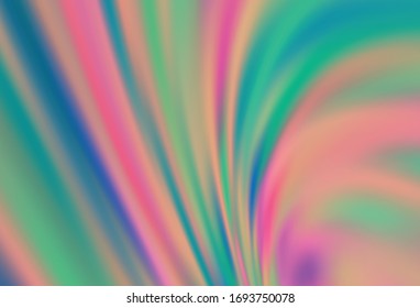 Light Green, Red vector modern elegant backdrop. New colored illustration in blur style with gradient. Smart design for your work.