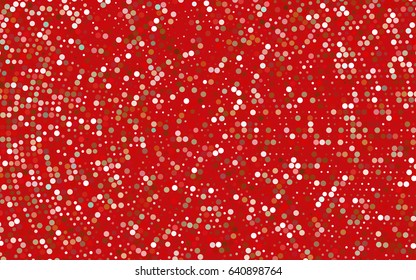 Light Green, Red vector modern geometrical circle abstract background. Dotted texture template. Geometric pattern in halftone style with gradient. 