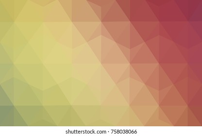 Light Green, Red vector modern geometrical abstract background. Texture, new background. Geometric background in Origami style with gradient. 