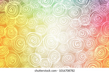 Light Green, Red vector natural abstract background. Brand-new colored illustration in blurry style with roses. The pattern can be used for wallpapers and coloring books.