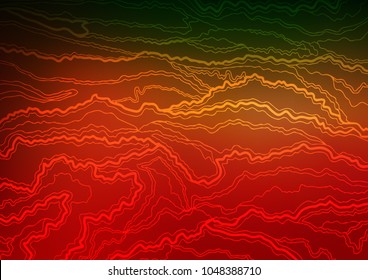Light Green, Red vector natural elegant pattern. A completely new color illustration in doodle style. A completely new design for your business.