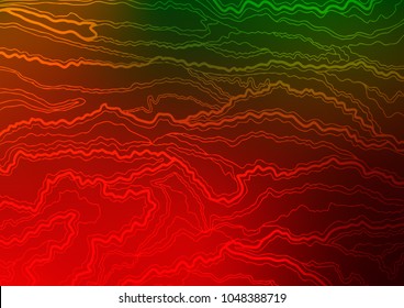 Light Green, Red vector natural elegant texture. A completely new color illustration in doodle style. A completely new design for your business.
