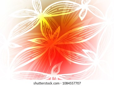 Light Green, Red vector natural abstract texture. Ethnic elegant natural pattern with gradient. The template can be used as a background for cell phones.