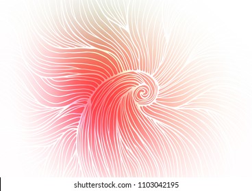 Light Green, Red vector natural elegant background. Shining colored illustration with doodles in Zen tangle style. The completely new template can be used for your brand book.