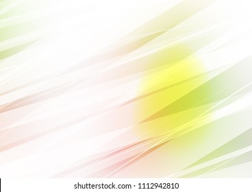 Light Green, Red vector natural abstract template. A completely new color illustration in doodle style. Hand painted design for web, wrapping, wallpaper.