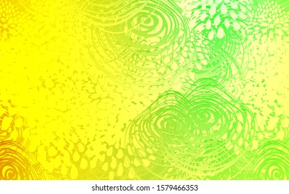 Light Green, Red vector natural elegant pattern. Creative illustration in blurred style with flowers. The elegant pattern can be used as a part of a brand book.