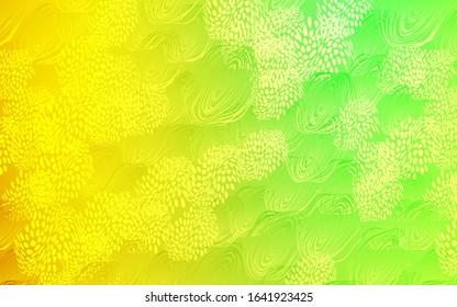 Light Green, Red vector natural elegant pattern. Creative illustration in blurred style with flowers. The elegant pattern can be used as a part of a brand book.
