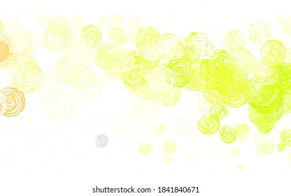 Light Green, Red vector natural artwork with roses. Shining colored illustration with flowers. Pattern for heads of websites, designs.