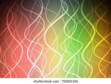 Light Green, Red vector natural abstract texture. Geometric doodle illustration in Origami style with gradient. The pattern can be used for heads of websites and designs.