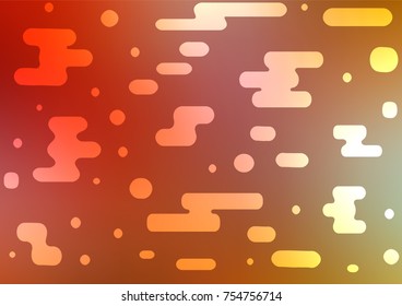 Light Green, Red vector natural abstract background. Colorful illustration in abstract style with doodles and Zen tangles. The elegant pattern can be used as a part of a brand book.