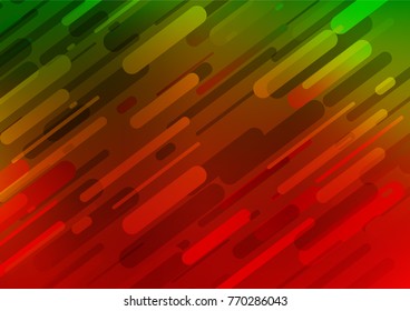 Light Green, Red vector natural elegant background. Ethnic elegant natural pattern with gradient. The pattern can be used for heads of websites and designs.