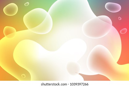 Light Green, Red vector pattern with bent lines. Creative geometric illustration in memphis style with gradient. The elegant pattern for brand book.