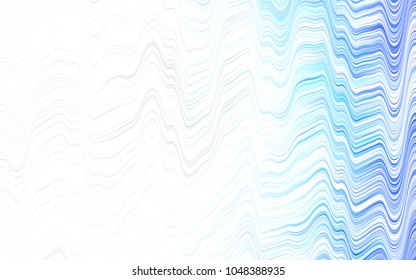 Light Green, Red vector pattern with bent ribbons. Creative geometric illustration in marble style with gradient. The best blurred design for your business.