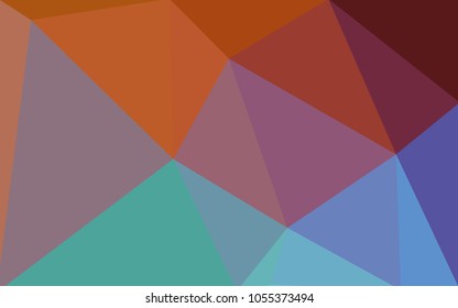 Light Green, Red vector Pattern.  triangular template. Geometric sample. Repeating routine with triangle shapes. New texture for your design. Pattern can be used for background.