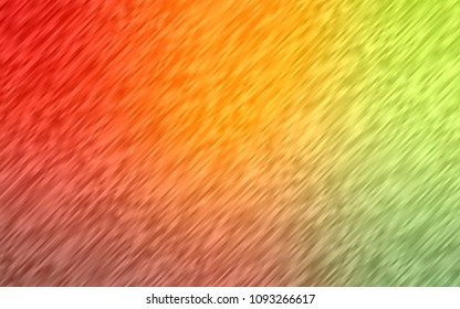 Light Green, Red vector pattern with narrow lines. Decorative shining illustration with lines on abstract template. The pattern can be used as ads, poster, banner for commercial.