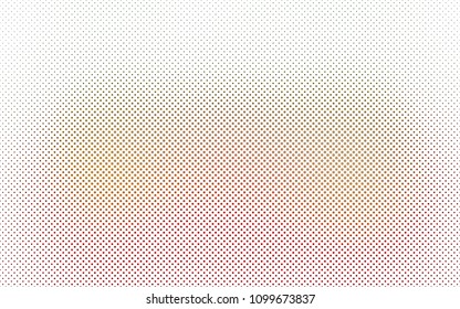 Light Green, Red vector  pattern with spheres. Beautiful colored illustration with blurred circles in nature style. The pattern can be used for aqua ad, booklets.