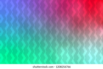 Light Green, Red vector pattern with sharp lines. Blurred decorative design in simple style with lines. Pattern for ad, booklets, leaflets.