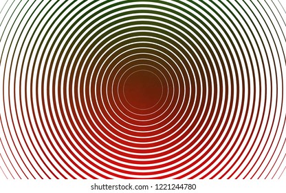 Light Green, Red vector pattern with spheres. Glitter abstract illustration with blurred drops of rain. Pattern for ads, booklets.