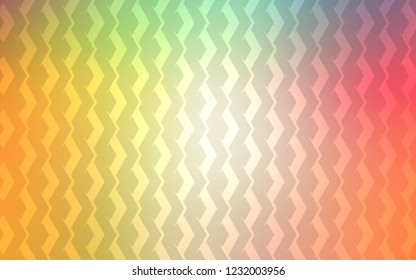 Light Green, Red vector pattern with sharp lines. Colorful shining illustration with lines on abstract template. Pattern for ads, posters, banners.