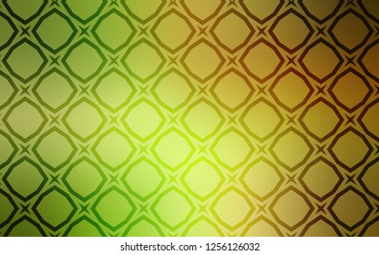 Light Green, Red vector pattern with christmas stars. Decorative illustration with stars on abstract template. Pattern for wrapping gifts.