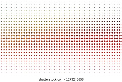 Light Green, Red vector pattern with spheres. Abstract illustration with colored bubbles in nature style. Pattern for ads, leaflets.