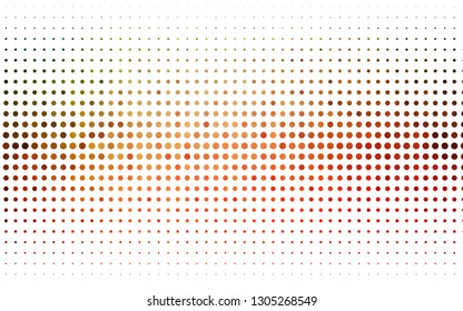 Light Green, Red vector pattern with spheres. Abstract illustration with colored bubbles in nature style. Pattern of water, rain drops.