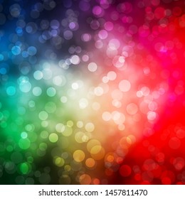 Light Green, Red vector pattern with circles. Abstract colorful disks on simple gradient background. New template for your brand book.