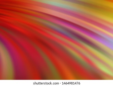 Light Green, Red vector pattern with bent ribbons. An elegant bright illustration with gradient. The elegant pattern for brand book.