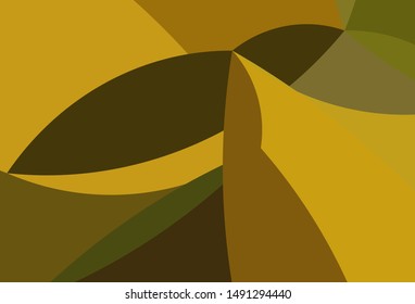 Light Green, Red vector pattern with liquid shapes. Colorful illustration in abstract marble style with gradient. A new texture for your  ad, booklets, leaflets.