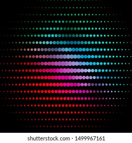 Light Green, Red vector pattern with circles. Glitter abstract illustration with colorful drops. Pattern for wallpapers, curtains.