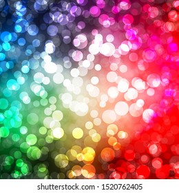 Light Green, Red vector pattern with spheres. Modern abstract illustration with colorful circle shapes. Pattern for websites.