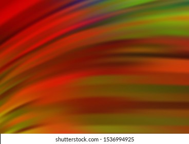Light Green, Red vector pattern with bubble shapes. Shining crooked illustration in marble style. Marble style for your business design.