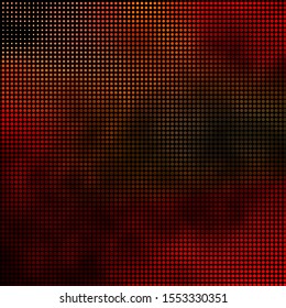 Light Green, Red vector pattern with spheres. Illustration with set of shining colorful abstract spheres. Pattern for wallpapers, curtains.