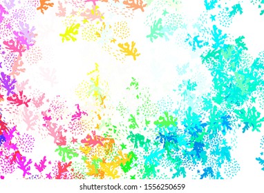 Light Green, Red vector pattern with random forms. Colorful chaotic forms with gradient in modern style. Background for a cell phone.