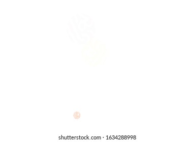 Light Green, Red vector pattern with spheres. Blurred decorative design in abstract style with bubbles. Pattern for beautiful websites.