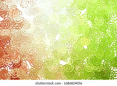 Light Green, Red vector pattern with lines. Geometric illustration in abstract style with gradient.  Brand new design for your ads, poster, banner.