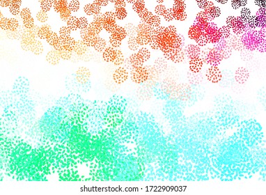 Light Green, Red vector pattern with random forms. Decorative design in abstract style with random forms. Elegant design for wallpapers.