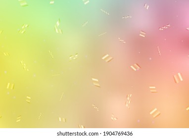 Light Green, Red vector pattern in Christmas style. A Smart Illustration with gradient Christmas elements. Pattern for booklets, leaflets of education.