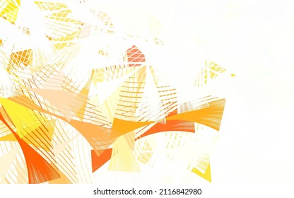 Light Green, Red vector pattern with random forms. Colorful chaotic forms with gradient in modern style. Elegant design for wallpapers.